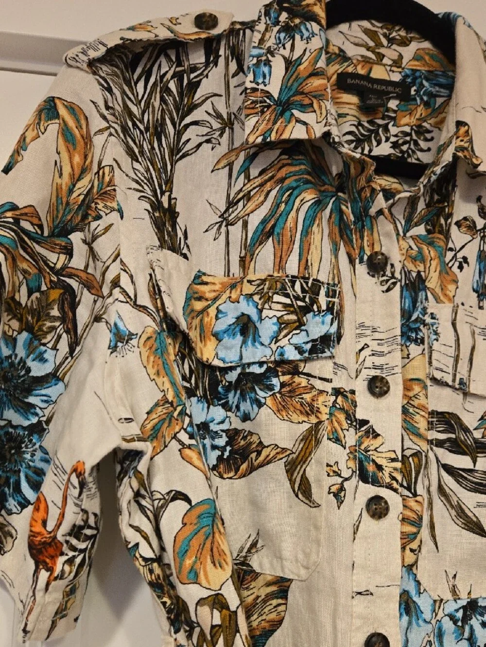 Banana Republic button front